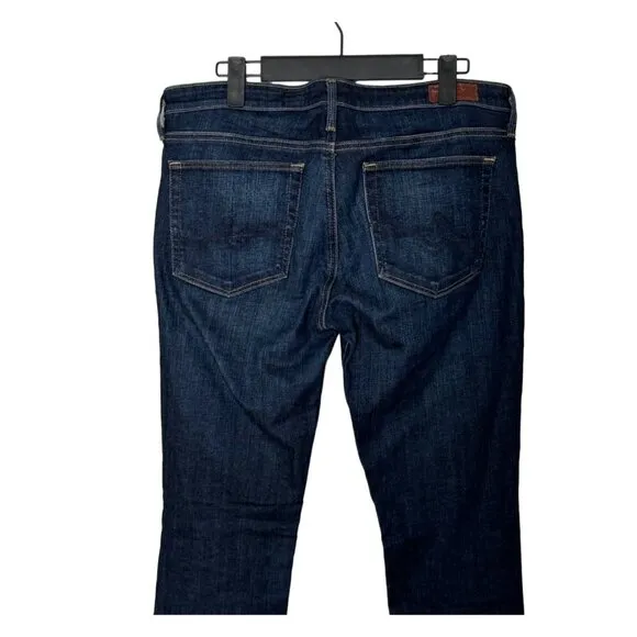AG Adriano Goldschmied The Aubrey Skinny Straight Jeans Crest Blue Size 31R