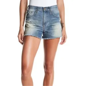 AG Adriano Goldschmied The Sadie High-Rise Short Faded Fray Vintage Wash, 28