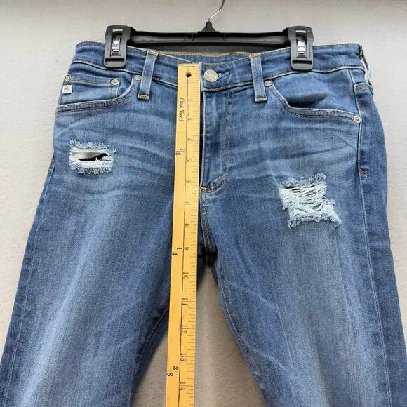 AG-ED Denim Jeans Women's 26R The Farrah Skinny Blue Adriano Goldschmied Preppy