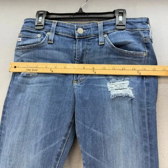 AG-ED Denim Jeans Women's 26R The Farrah Skinny Blue Adriano Goldschmied Preppy