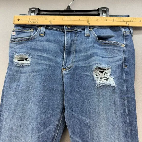 AG-ED Denim Jeans Women's 26R The Farrah Skinny Blue Adriano Goldschmied Preppy
