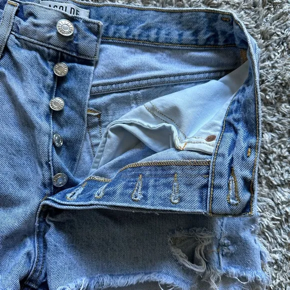 Agolde Parker vintage cut off denim shorts