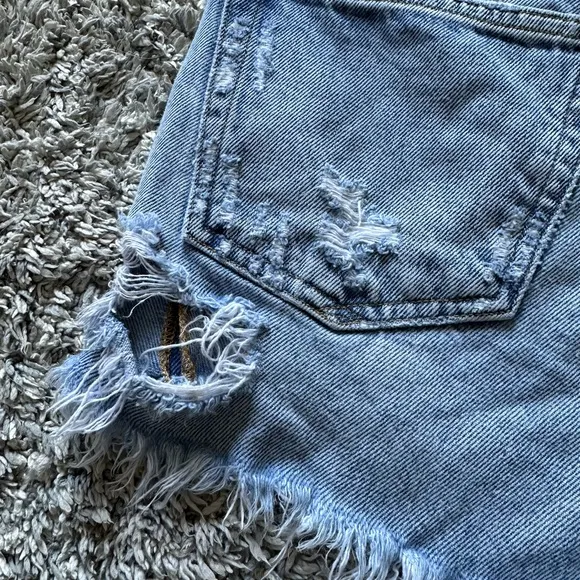 Agolde Parker vintage cut off denim shorts
