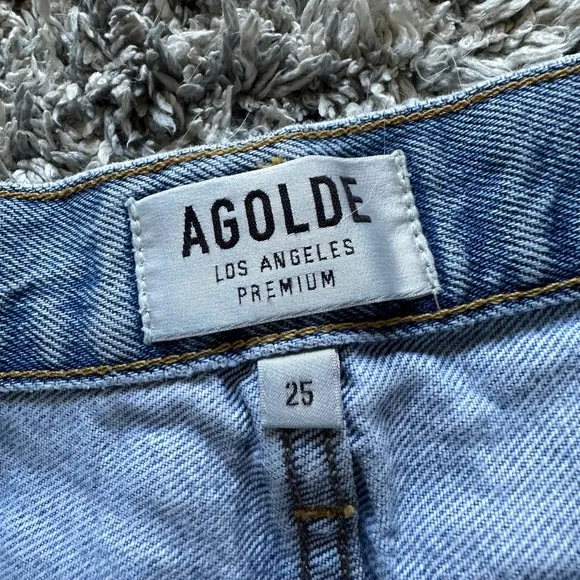 Agolde Parker vintage cut off denim shorts