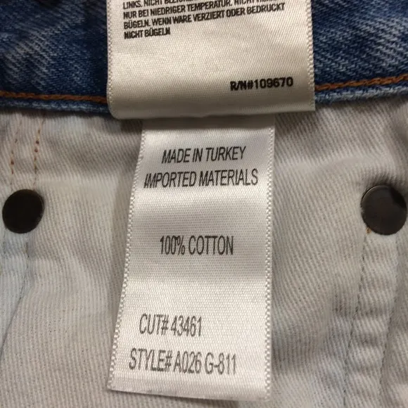 Agolde Parker Vintage Cut-Off Short