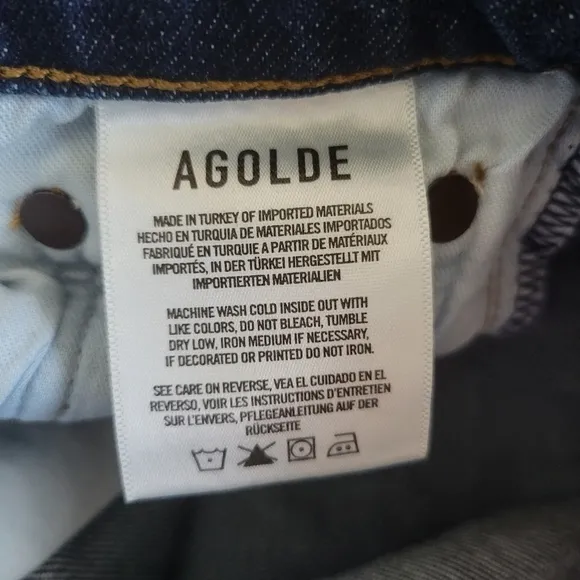 Agolde Sophie Mid-Rise Skinny Jean in Cabana Wash Size 26