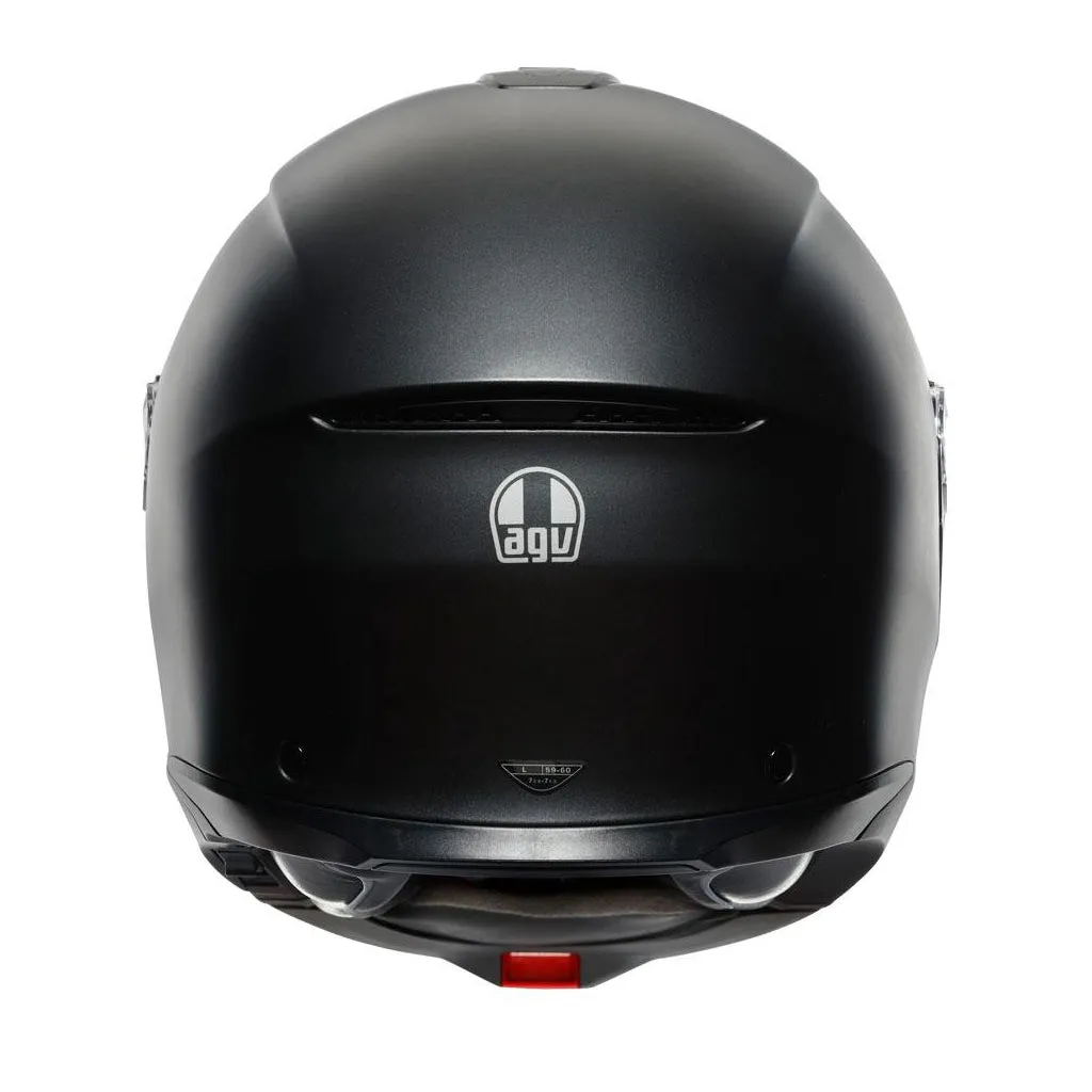 AGV - Tourmodular Black Helmet & Intercom System Combo