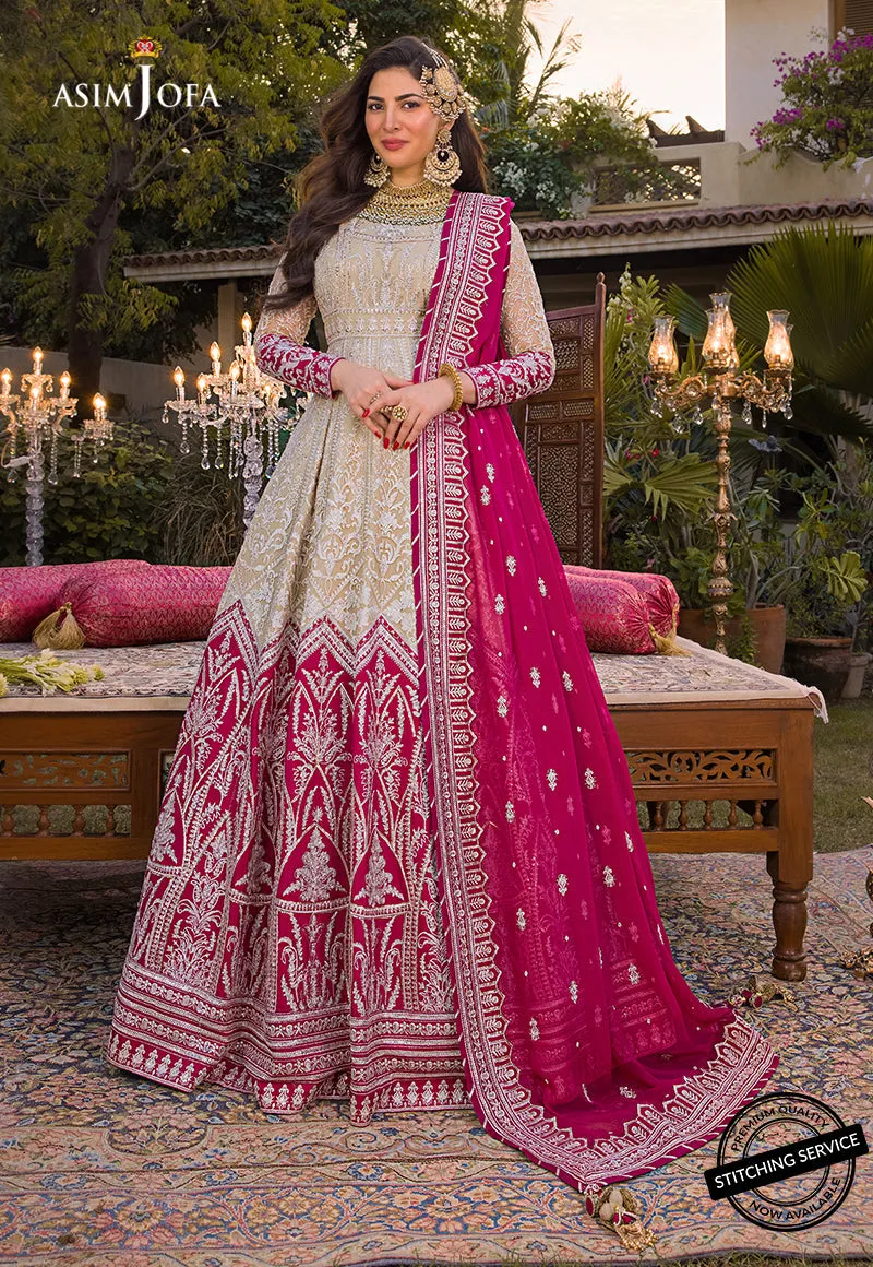 AJBN-05 | Asim Jofa  Baad-e-Naubahar Wedding Collection 2022 | Embroidered Net Suits