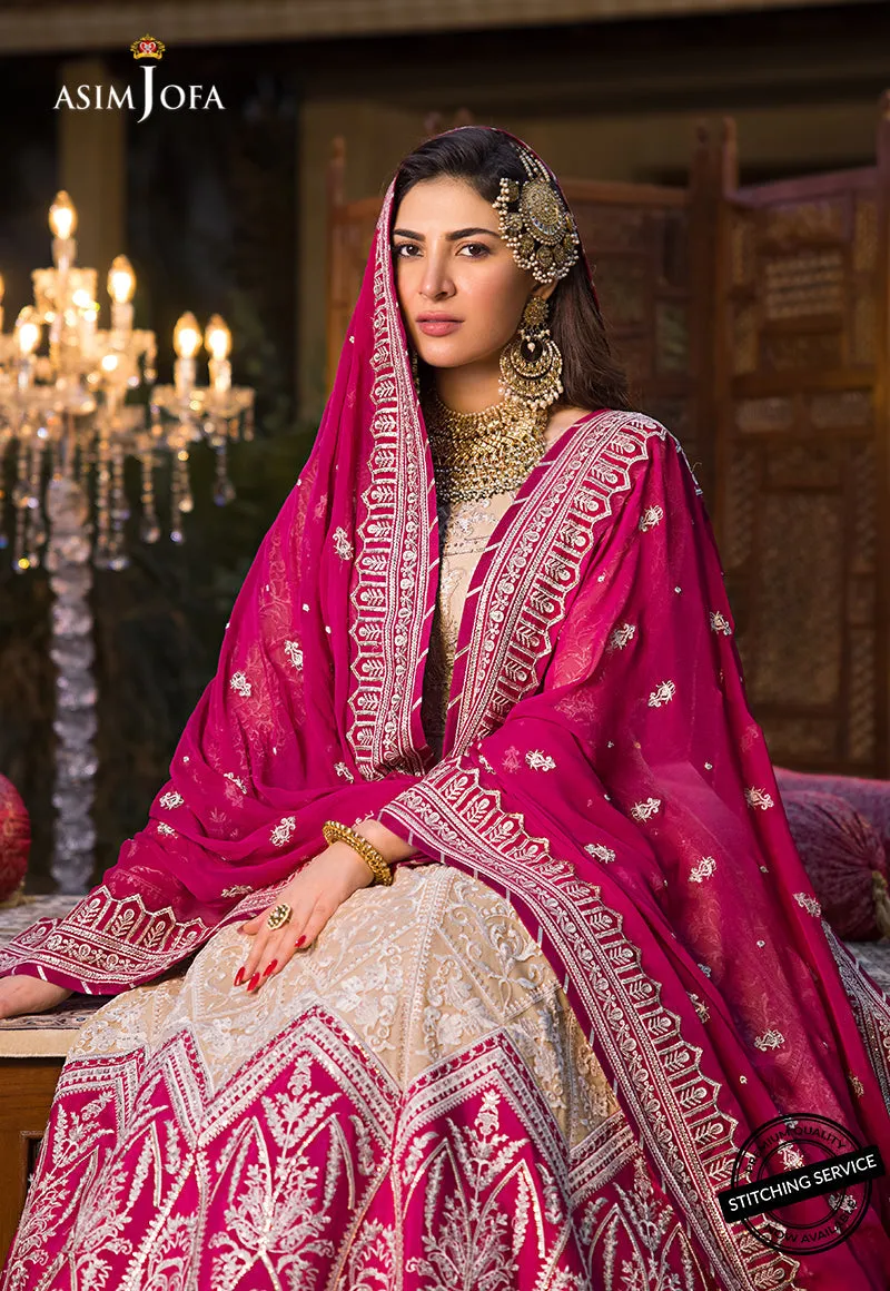 AJBN-05 | Asim Jofa  Baad-e-Naubahar Wedding Collection 2022 | Embroidered Net Suits