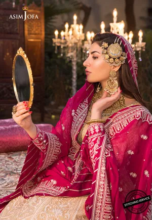 AJBN-05 | Asim Jofa  Baad-e-Naubahar Wedding Collection 2022 | Embroidered Net Suits