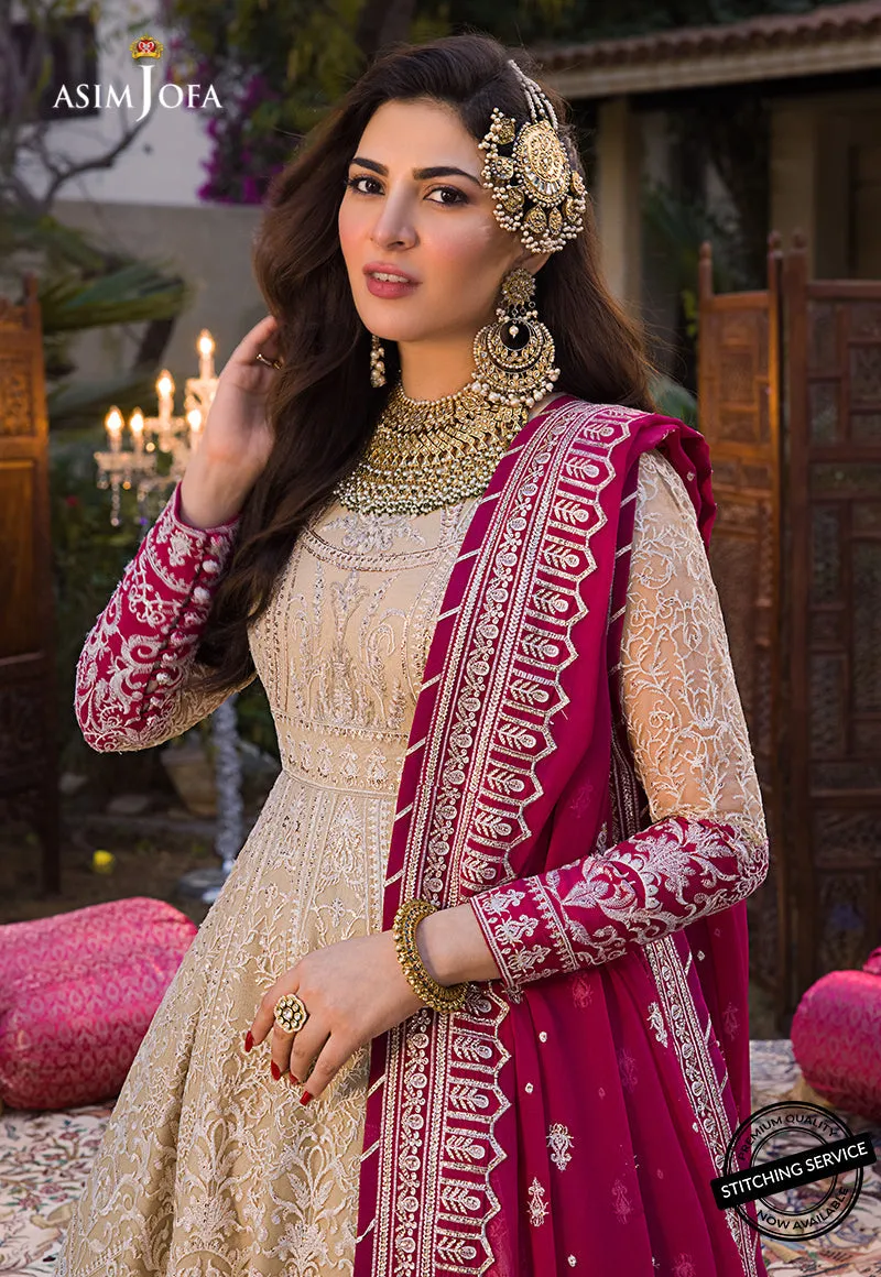 AJBN-05 | Asim Jofa  Baad-e-Naubahar Wedding Collection 2022 | Embroidered Net Suits