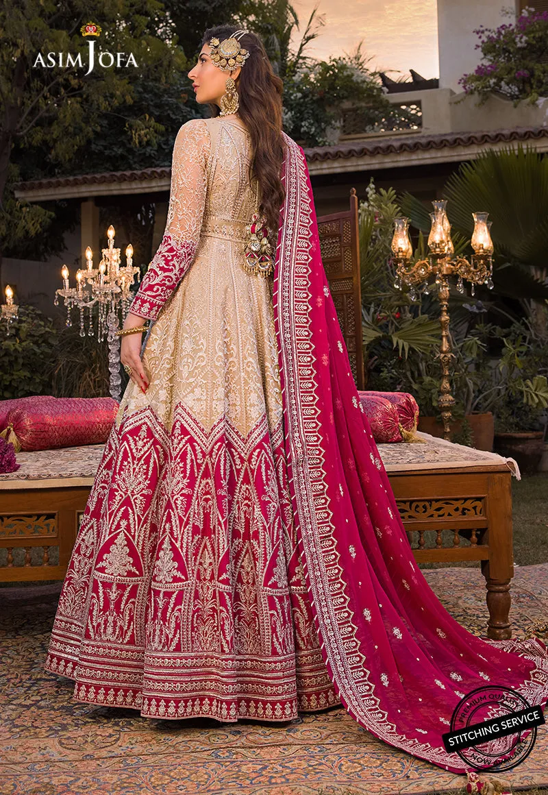 AJBN-05 | Asim Jofa  Baad-e-Naubahar Wedding Collection 2022 | Embroidered Net Suits