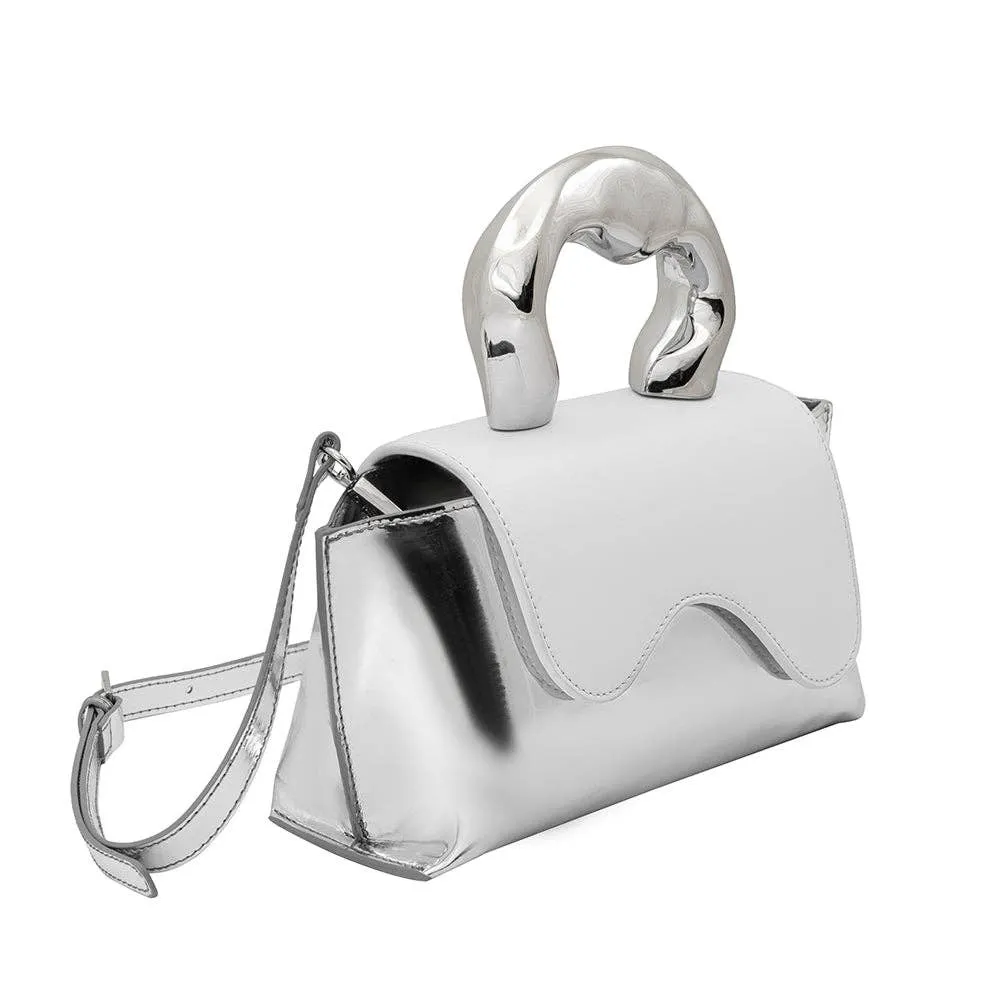 Akari Snow Drop Vegan Top Handle Bag