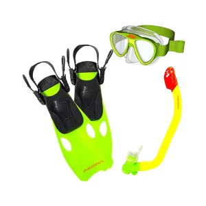 Akona - Junior Snorkel/Mask/Fins Kit - Cool Frog SALE