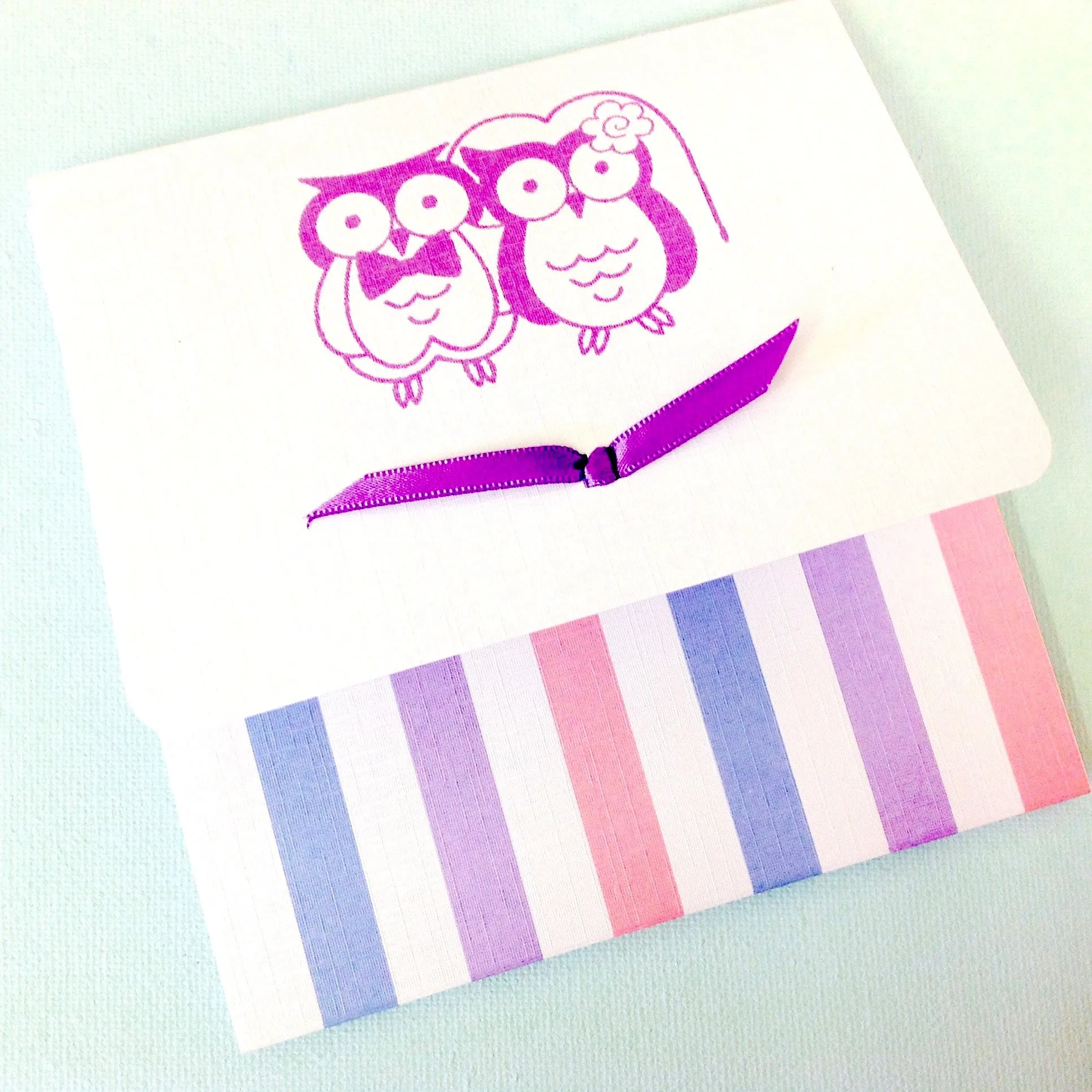 All-in-One Owl Bride & Groom Wedding Invitation, Stationery & Matching Accessories