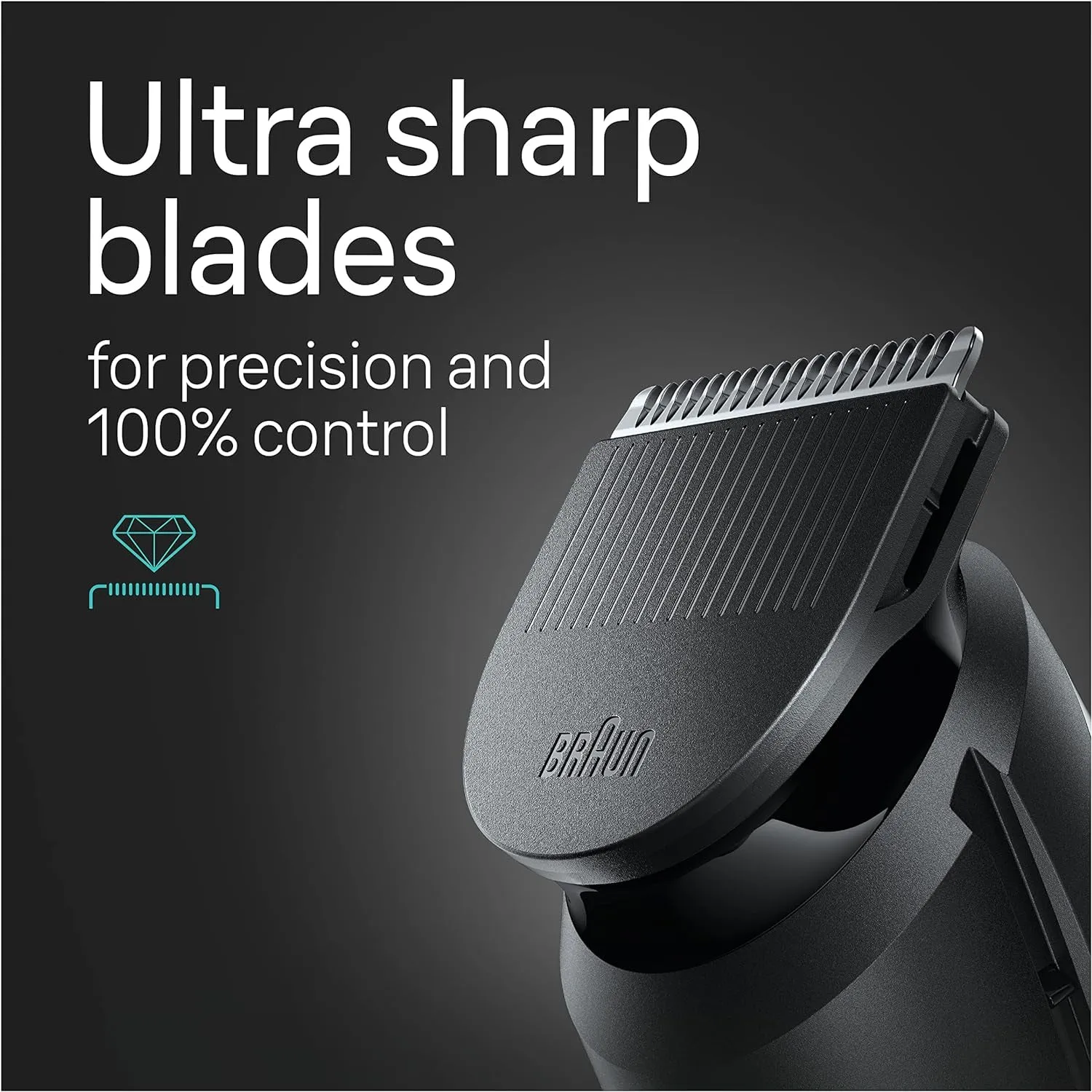 All-In-One Style Kit Series 3 3430, 3-In-1 Trimmer for Men with Beard Trimmer, Ear & Nose Trimmer, Hair Clippers, Ultra-Sharp Blade, 20 Length Settings, Washable