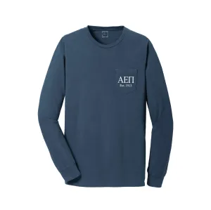 Alpha Epsilon Pi Long Sleeve Pocket Tee