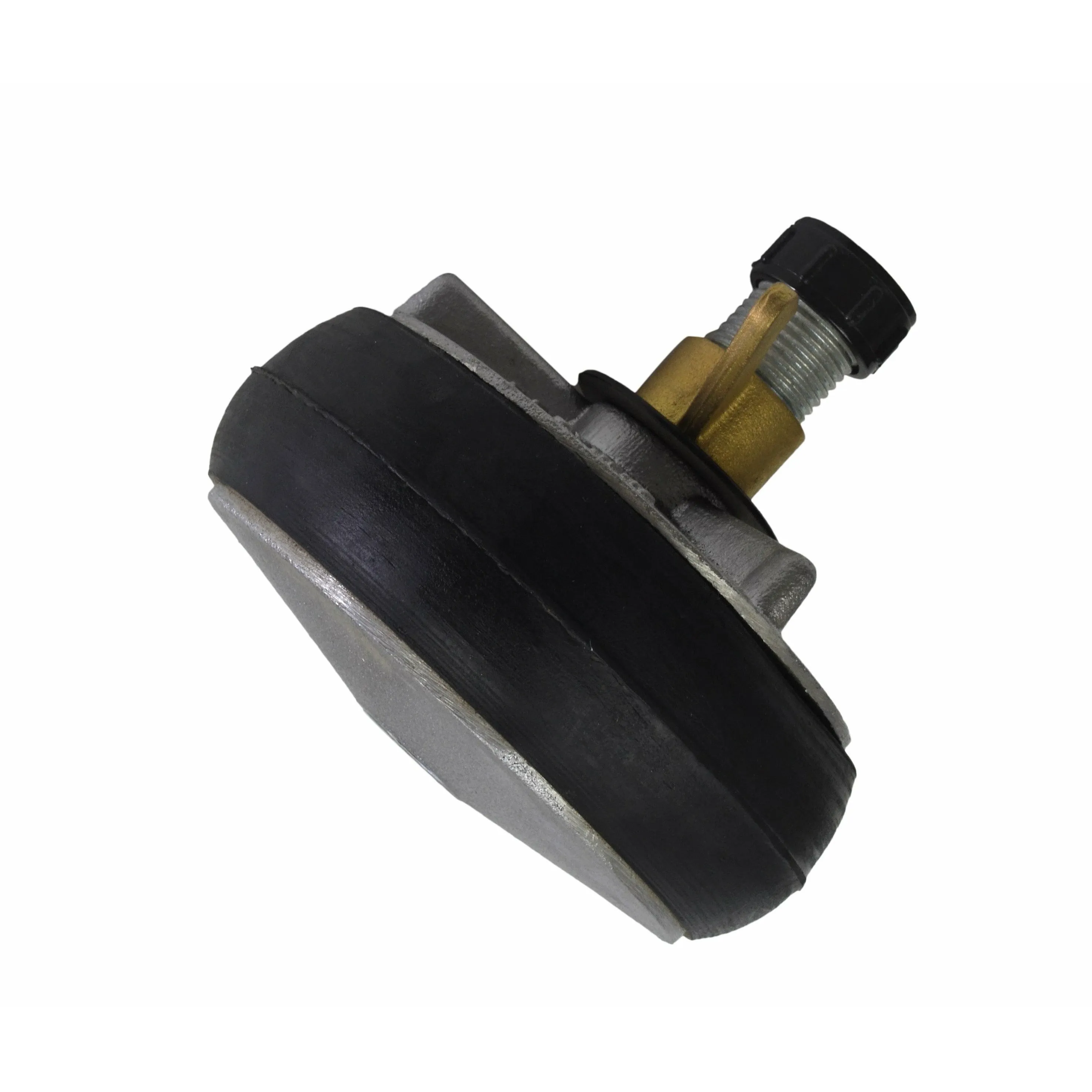 Aluminium Alloy pipe plug with 13 mm bypass 112-130 mm