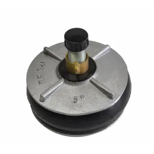 Aluminium Alloy pipe plug with 13 mm bypass 125-142 mm