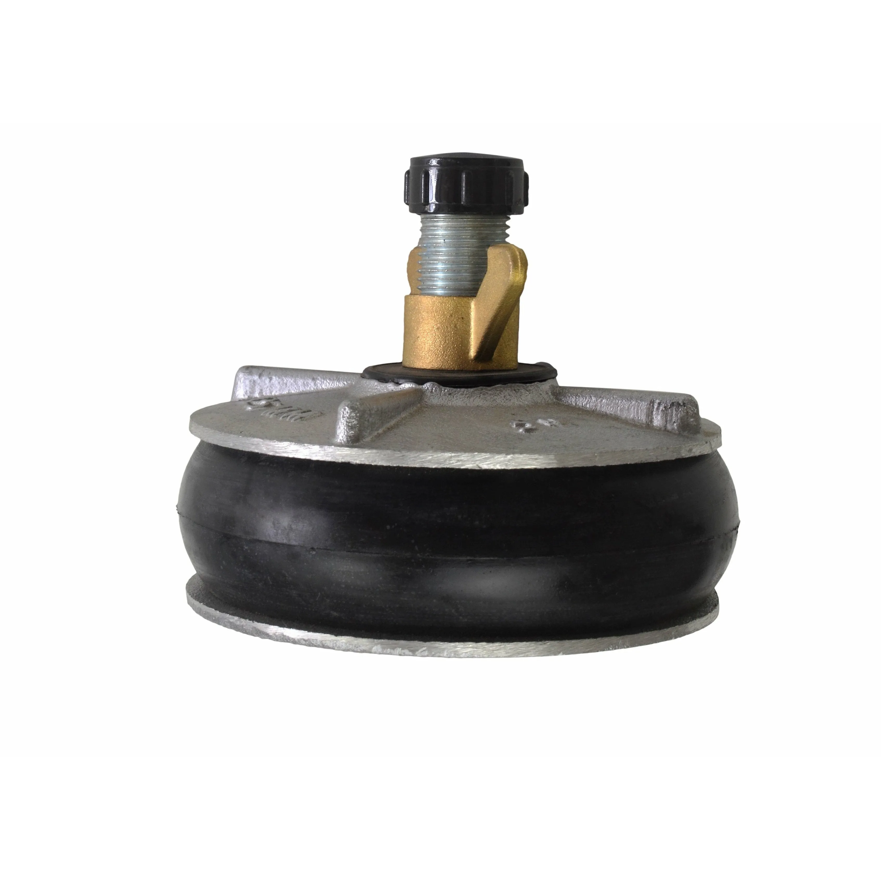 Aluminium Alloy pipe plug with 13 mm bypass 125-142 mm