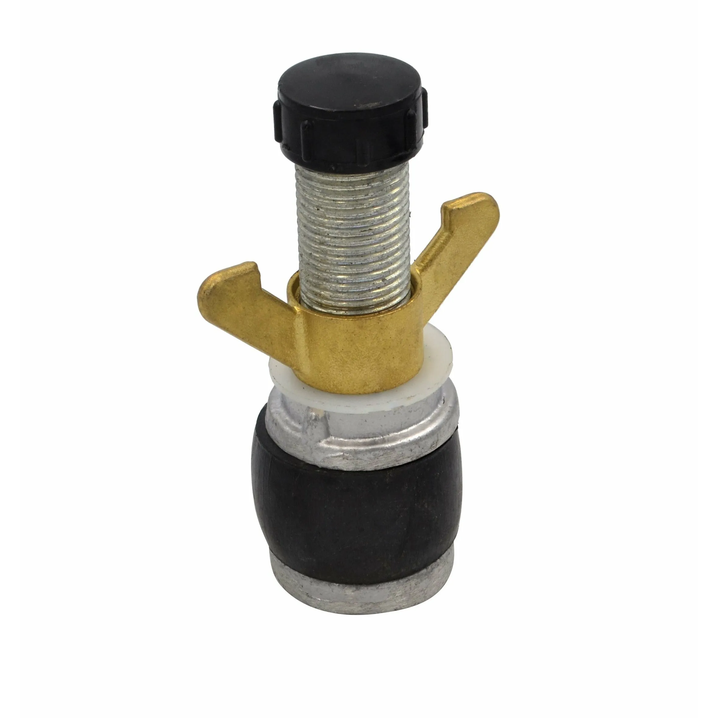 Aluminium Alloy pipe plug with 13 mm bypass 38mm-50mm