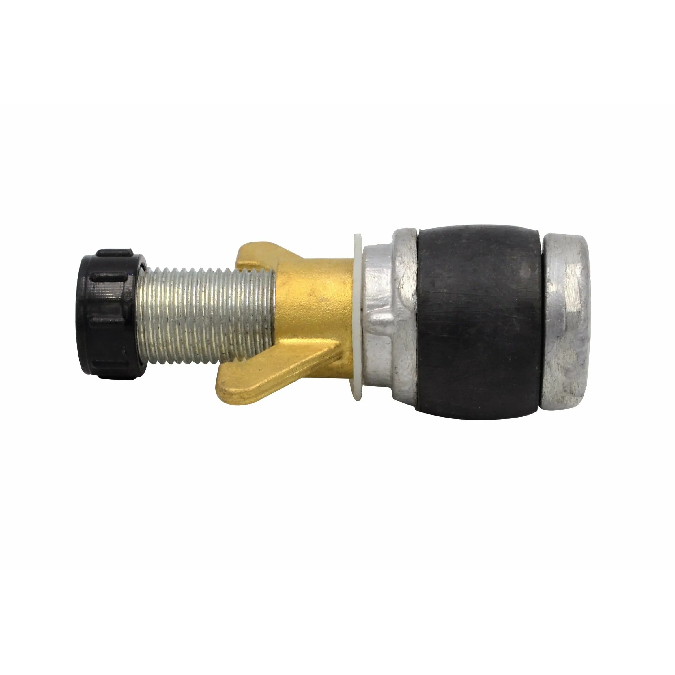 Aluminium Alloy pipe plug with 13 mm bypass 38mm-50mm