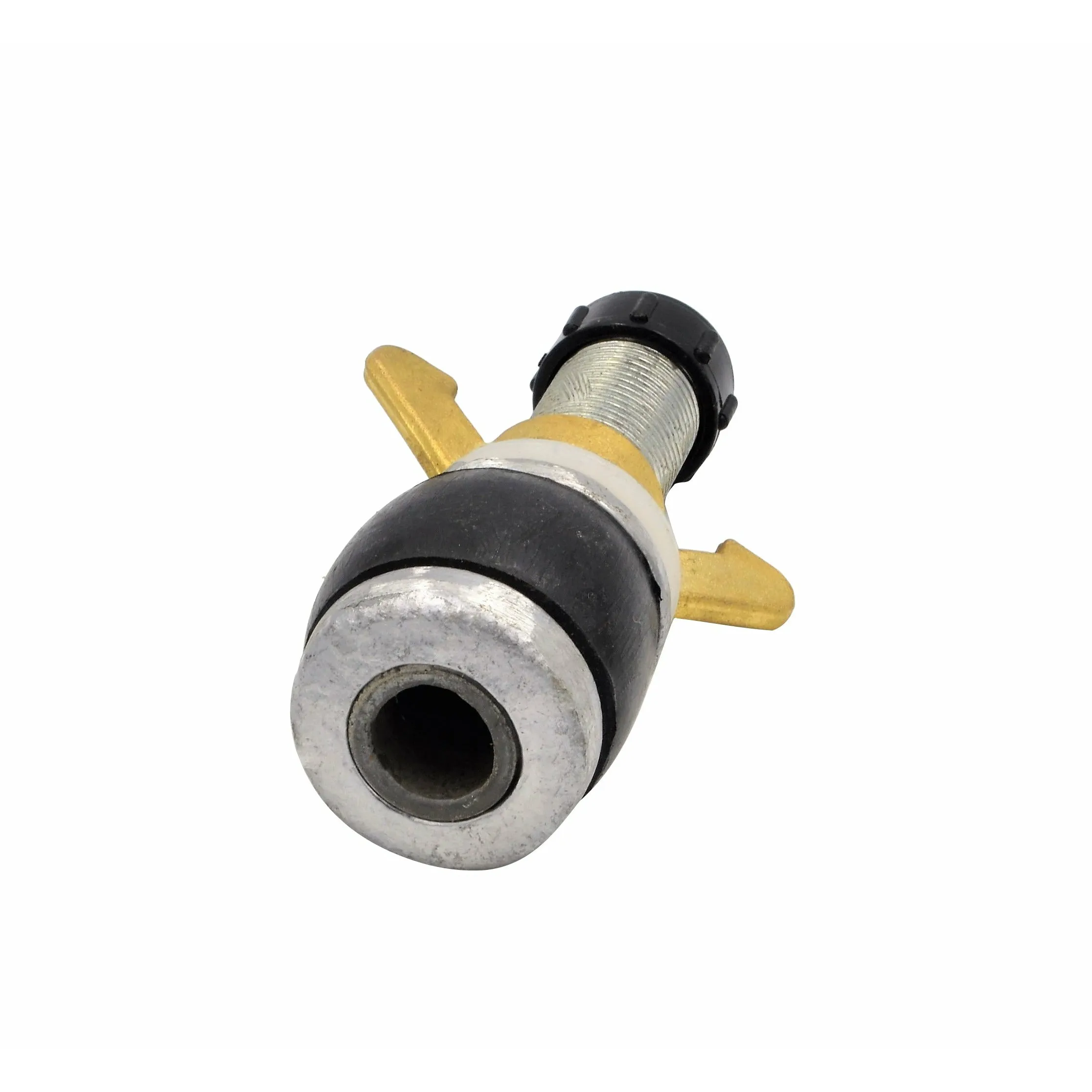 Aluminium Alloy pipe plug with 13 mm bypass 38mm-50mm