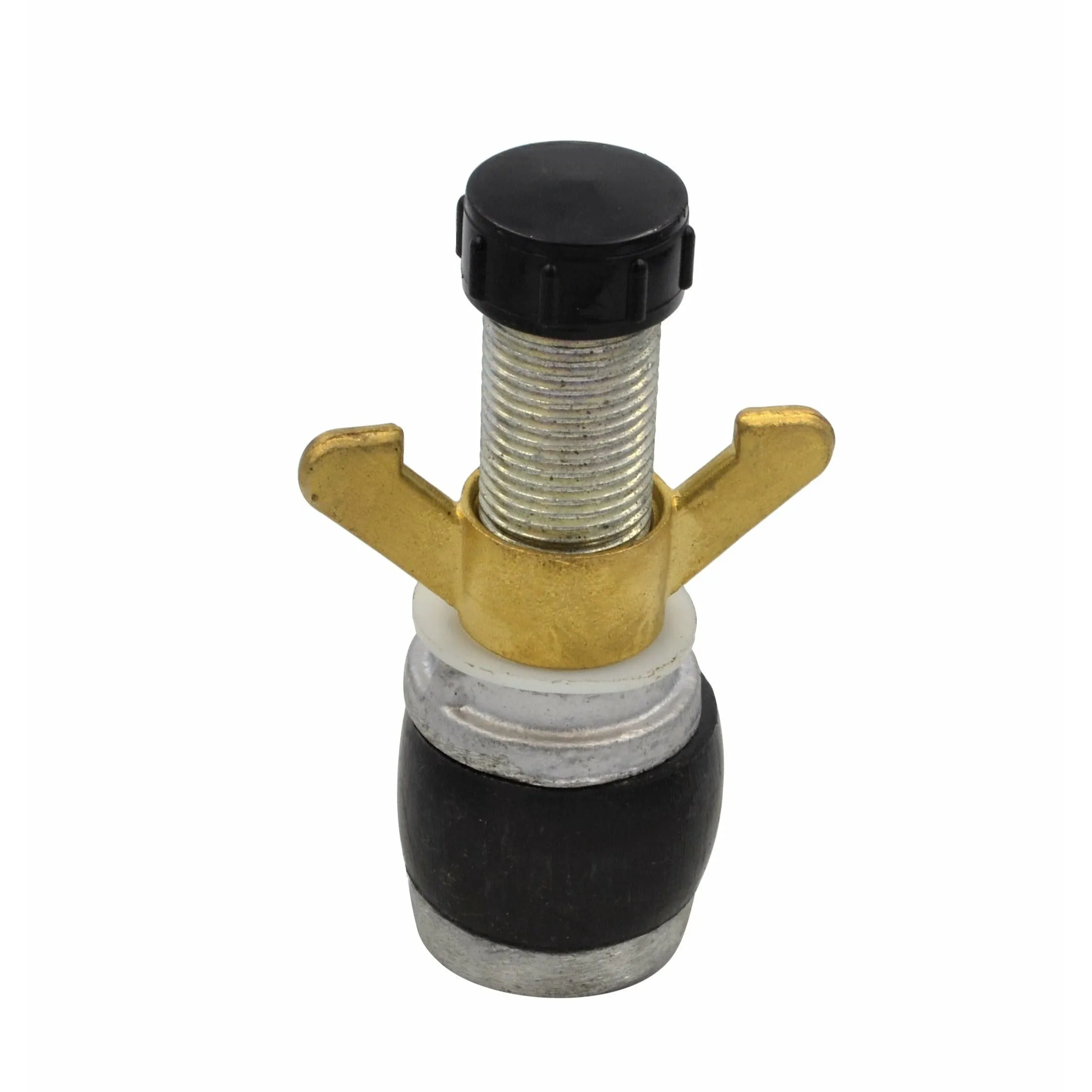 Aluminium Alloy pipe plug with 13 mm bypass 38mm-50mm