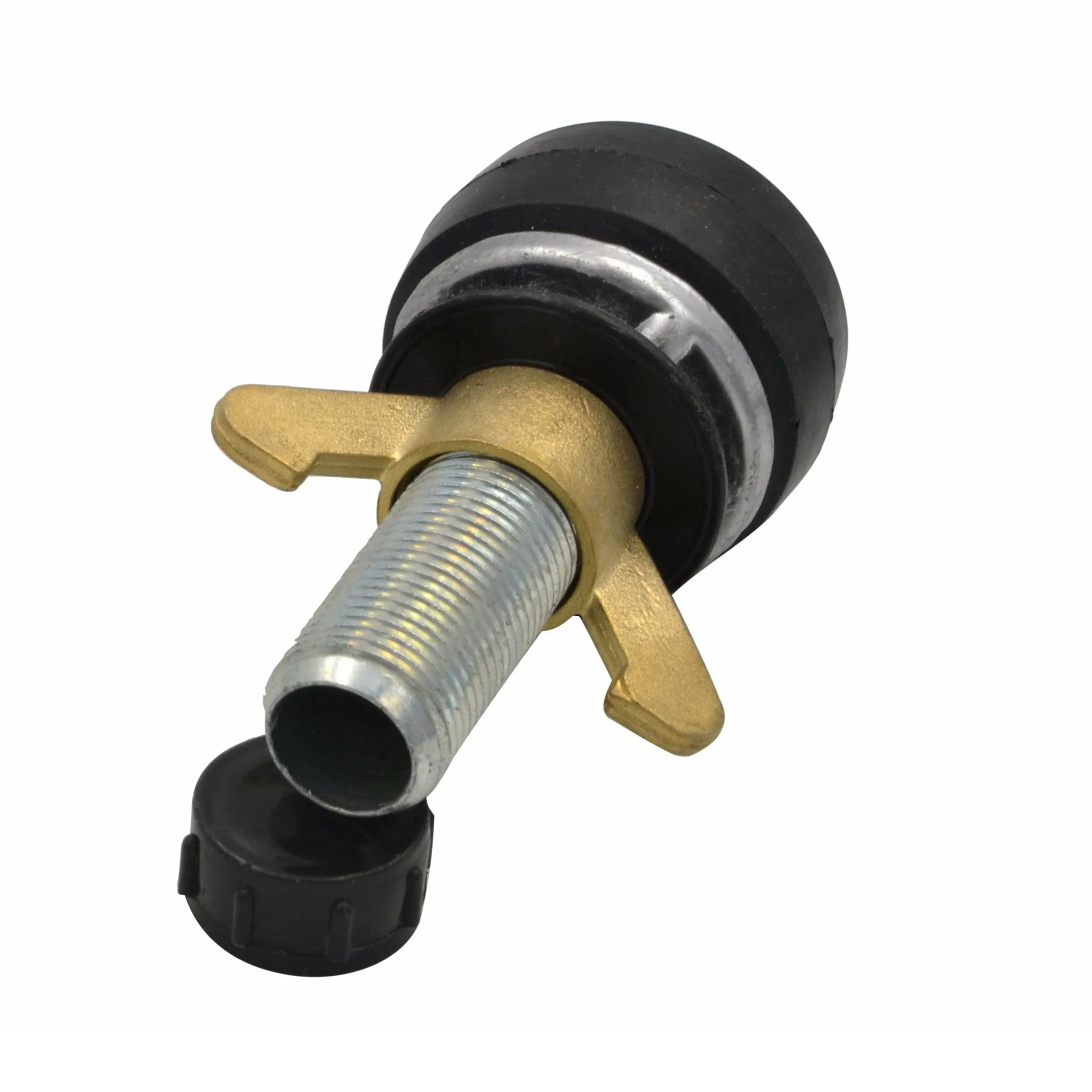 Aluminium Alloy pipe plug with 13 mm bypass 49mm-62mm