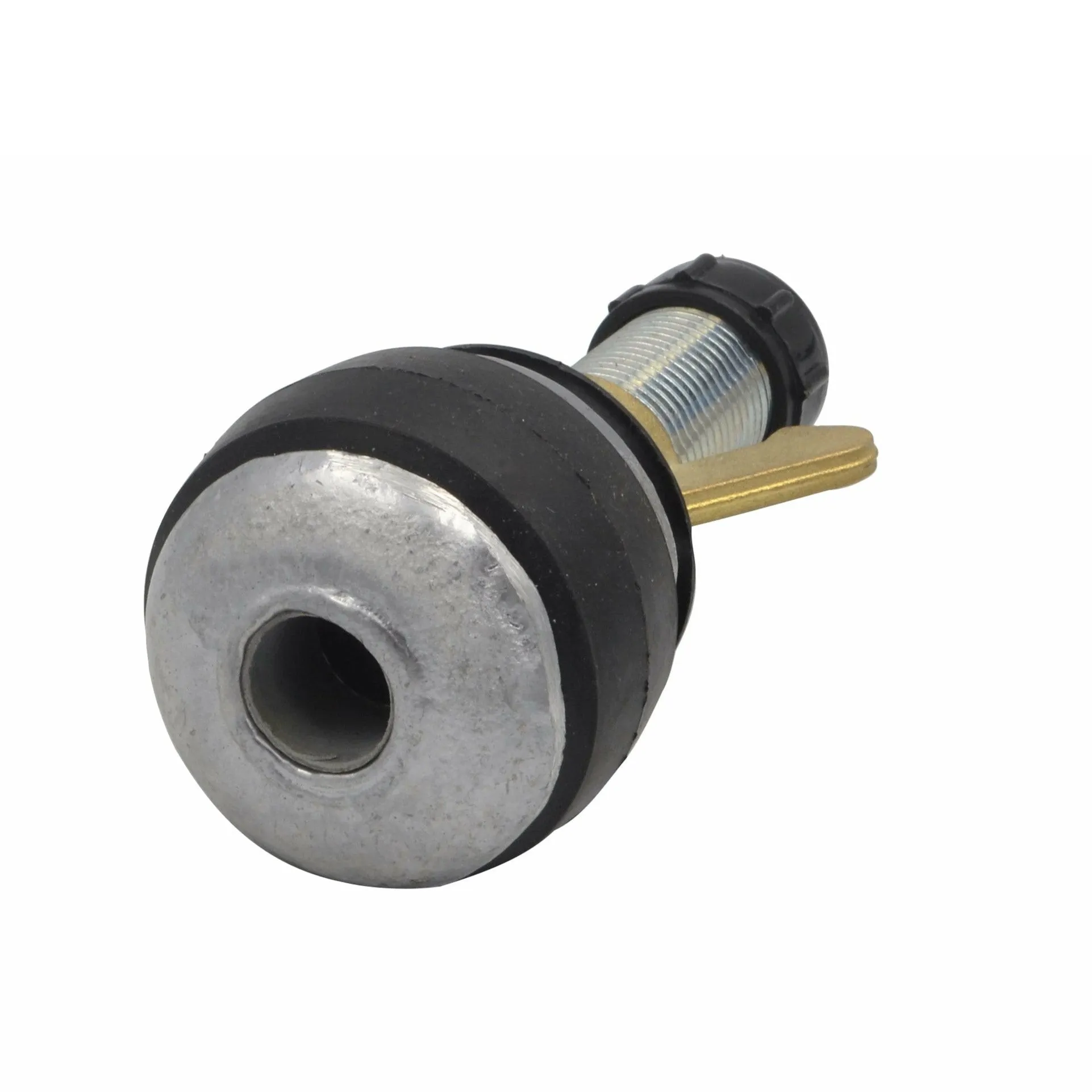 Aluminium Alloy pipe plug with 13 mm bypass 49mm-62mm