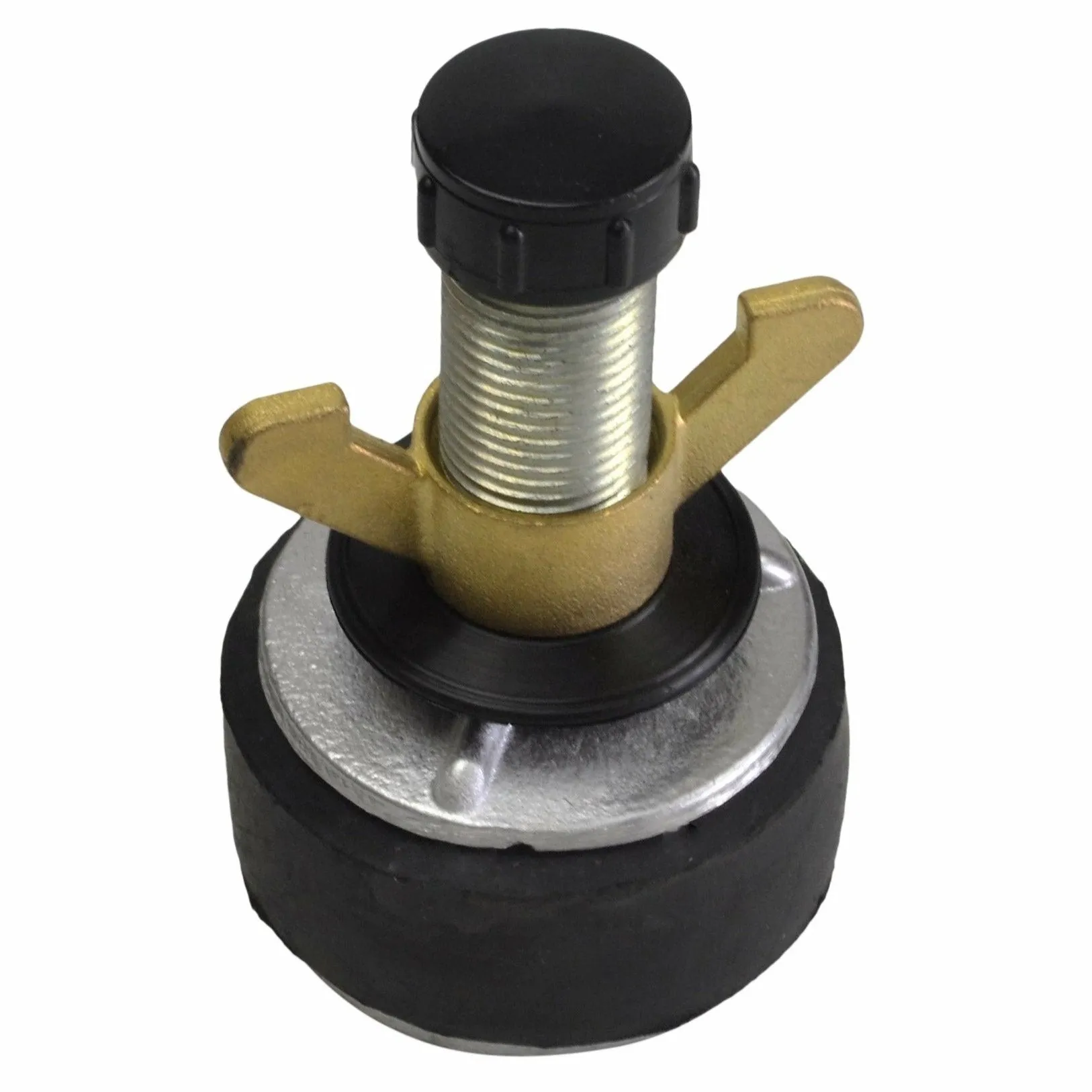 Aluminium Alloy pipe plug with 13 mm bypass 62-77mm