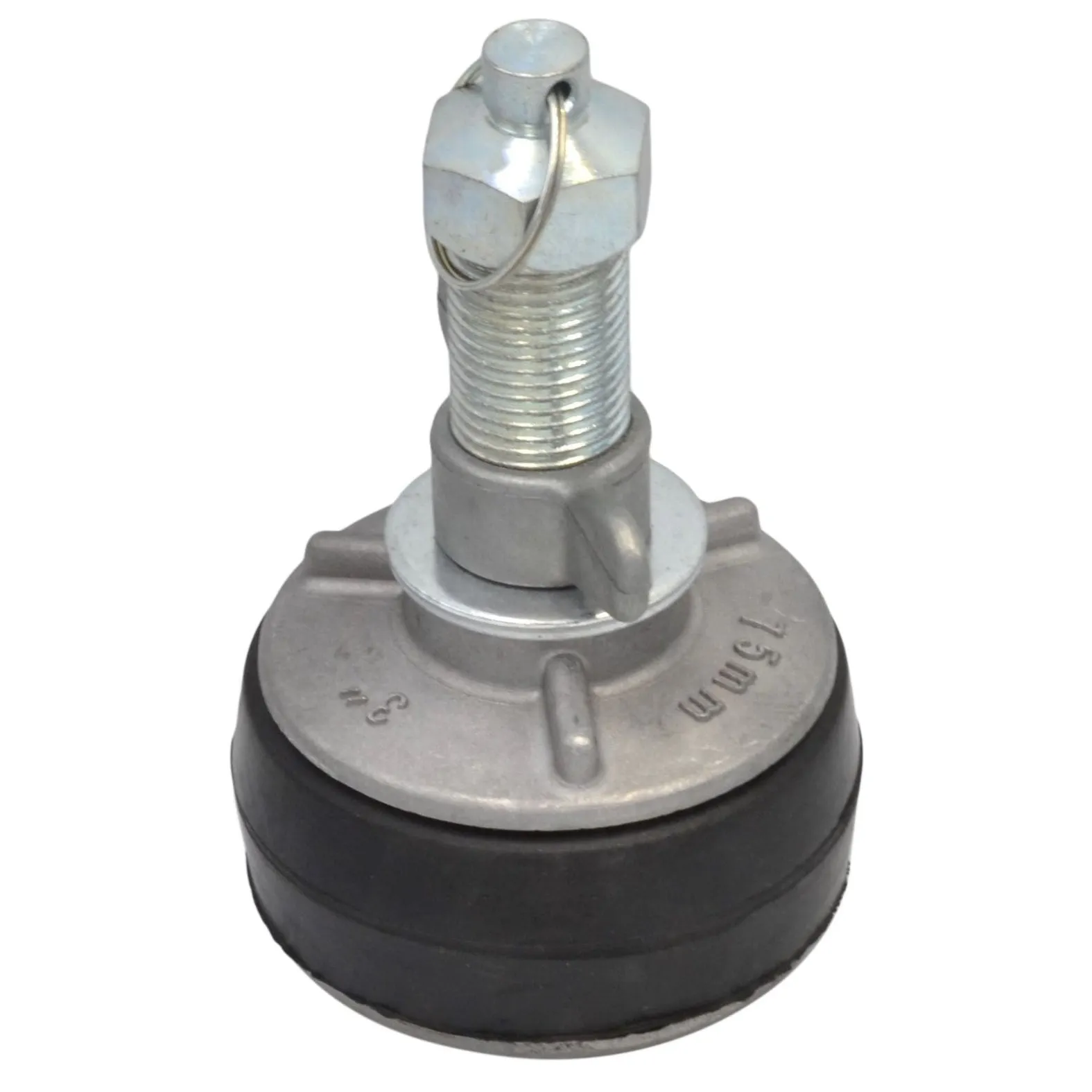 Aluminium Alloy pipe plug with 13 mm bypass 78-89mm
