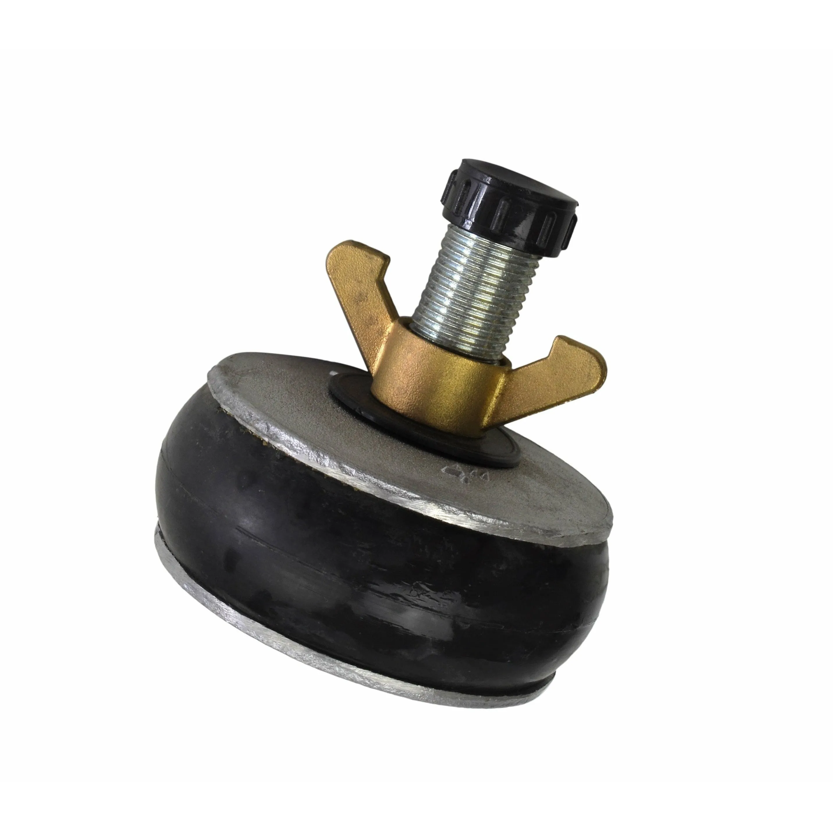Aluminium Alloy pipe plug with 13 mm bypass 94-110mm