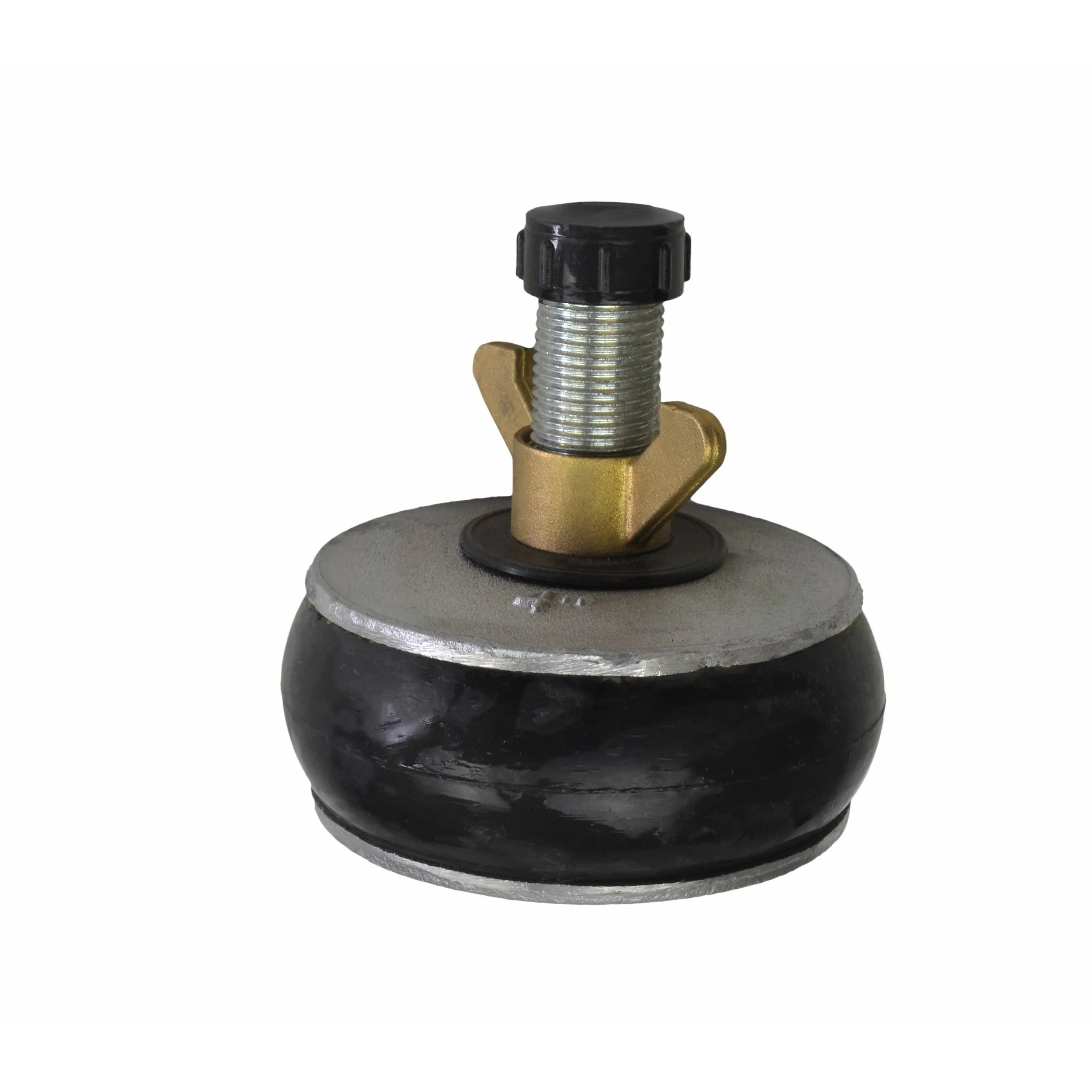Aluminium Alloy pipe plug with 13 mm bypass 94-110mm