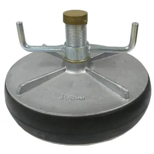 Aluminium expanding plug 12"/300mm with 25mm bypass 296-327mm