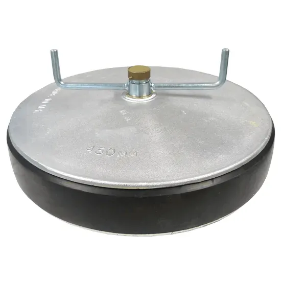 Aluminium expanding plug 18"/450mm with 25mm bypass 436-486mm