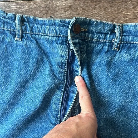 Amazing Vintage 80’s Calvin Klein Midi Denim | Jean Skirt Size 12