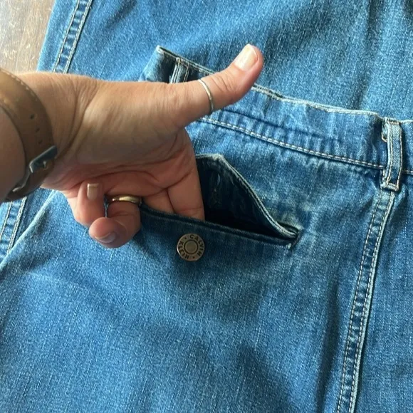 Amazing Vintage 80’s Calvin Klein Midi Denim | Jean Skirt Size 12