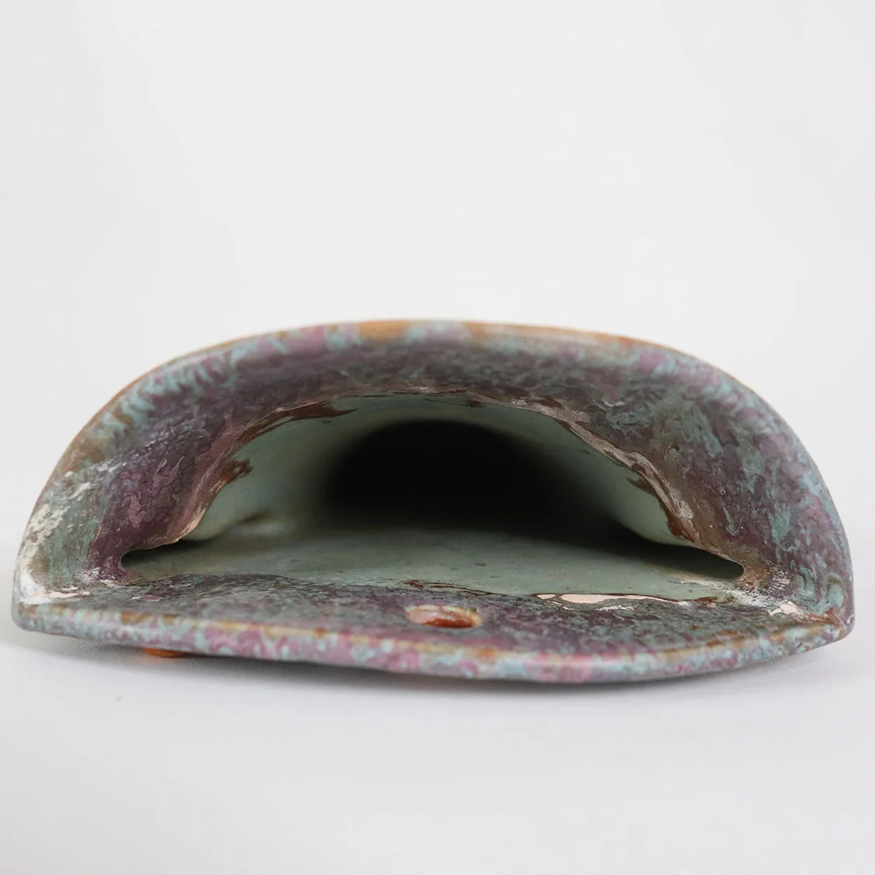 American Roseville Pottery Carnelian II 1253-8 Wall Pocket