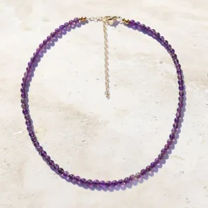 Amethyst Beaded Necklace