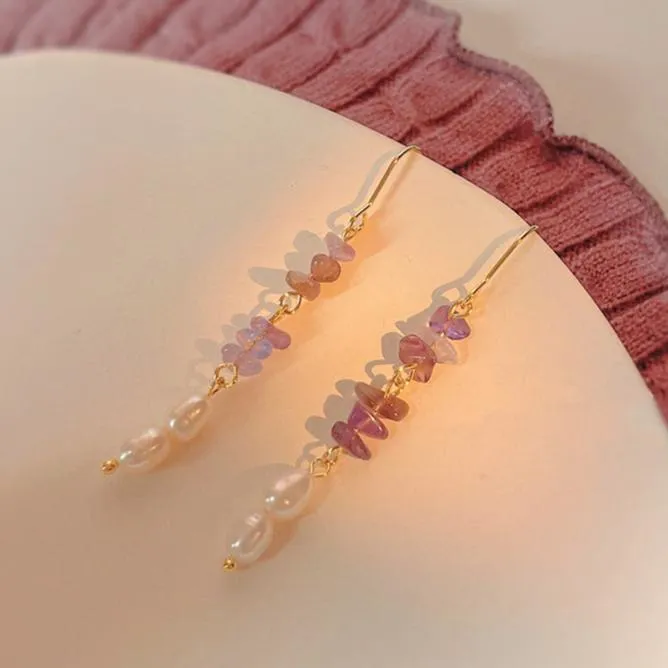 Amethyst Earrings - Rosemary