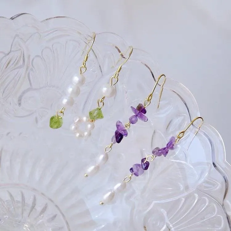 Amethyst Earrings - Rosemary