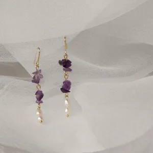 Amethyst Earrings - Rosemary