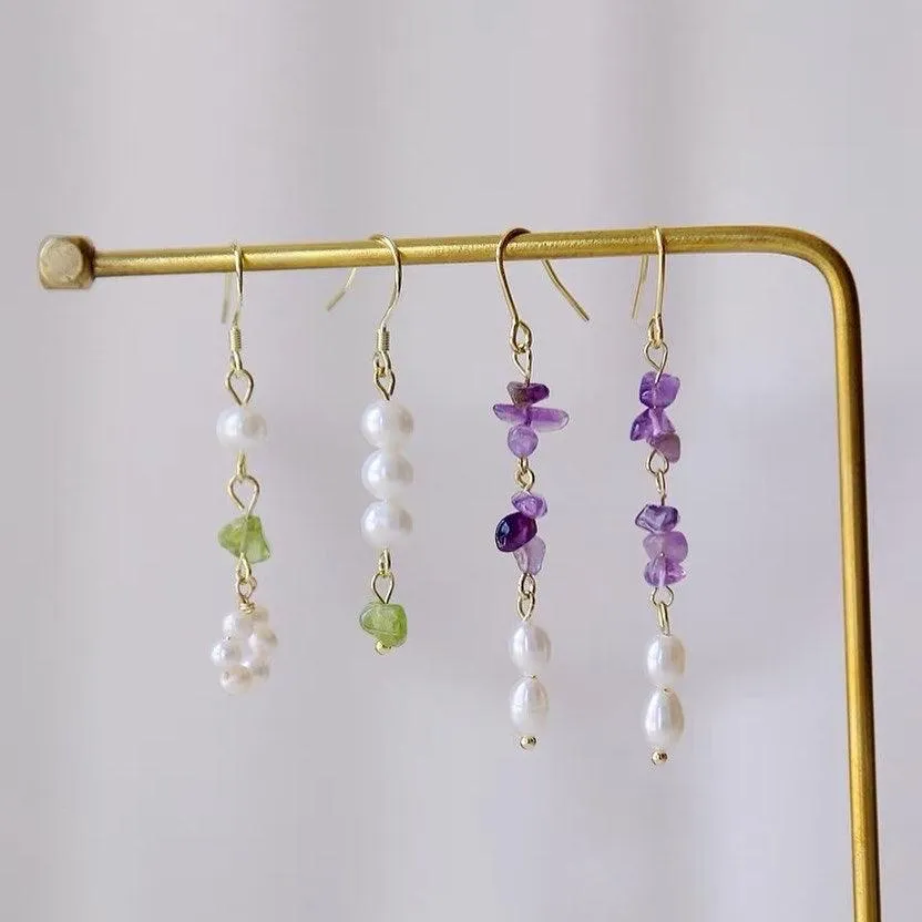 Amethyst Earrings - Rosemary