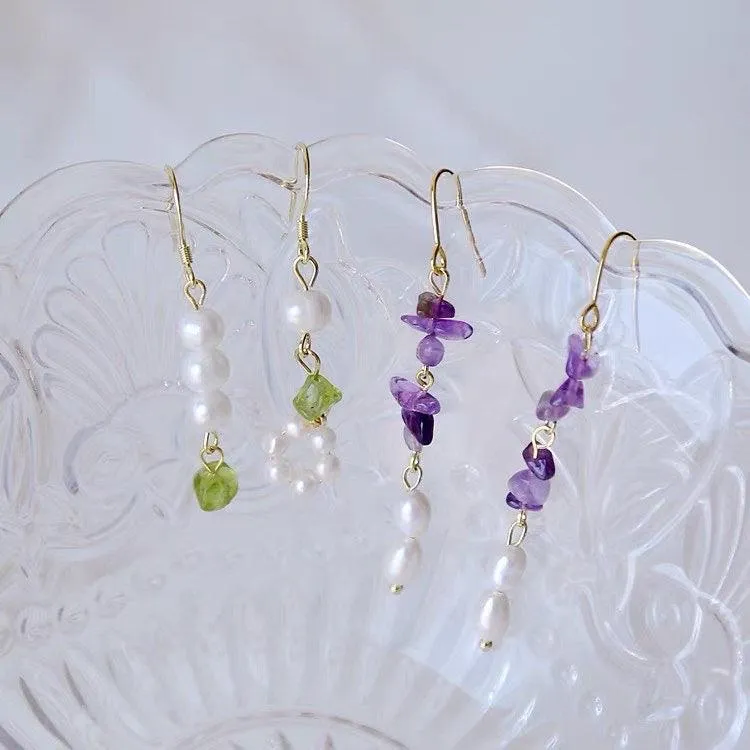 Amethyst Earrings - Rosemary