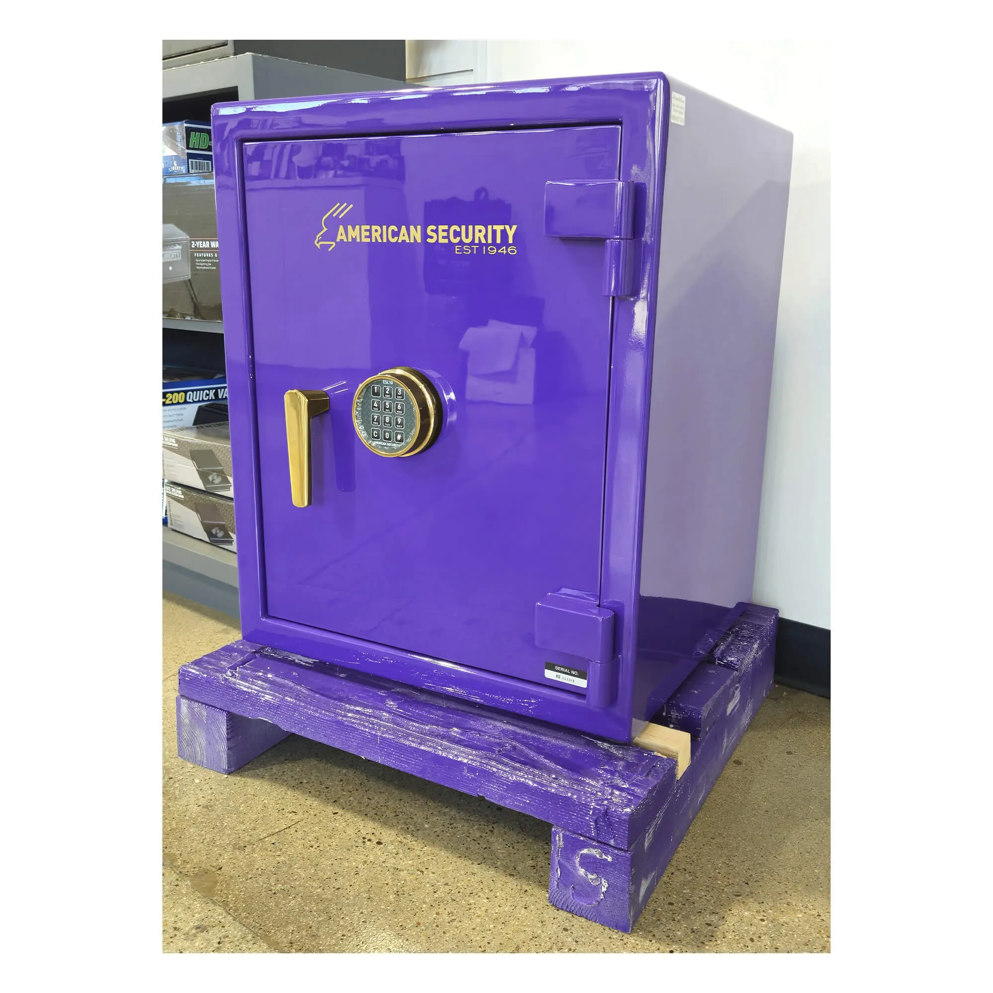 AMSEC BF2116 Burglary and Fire Safe Reign Purple Gloss - Special Order