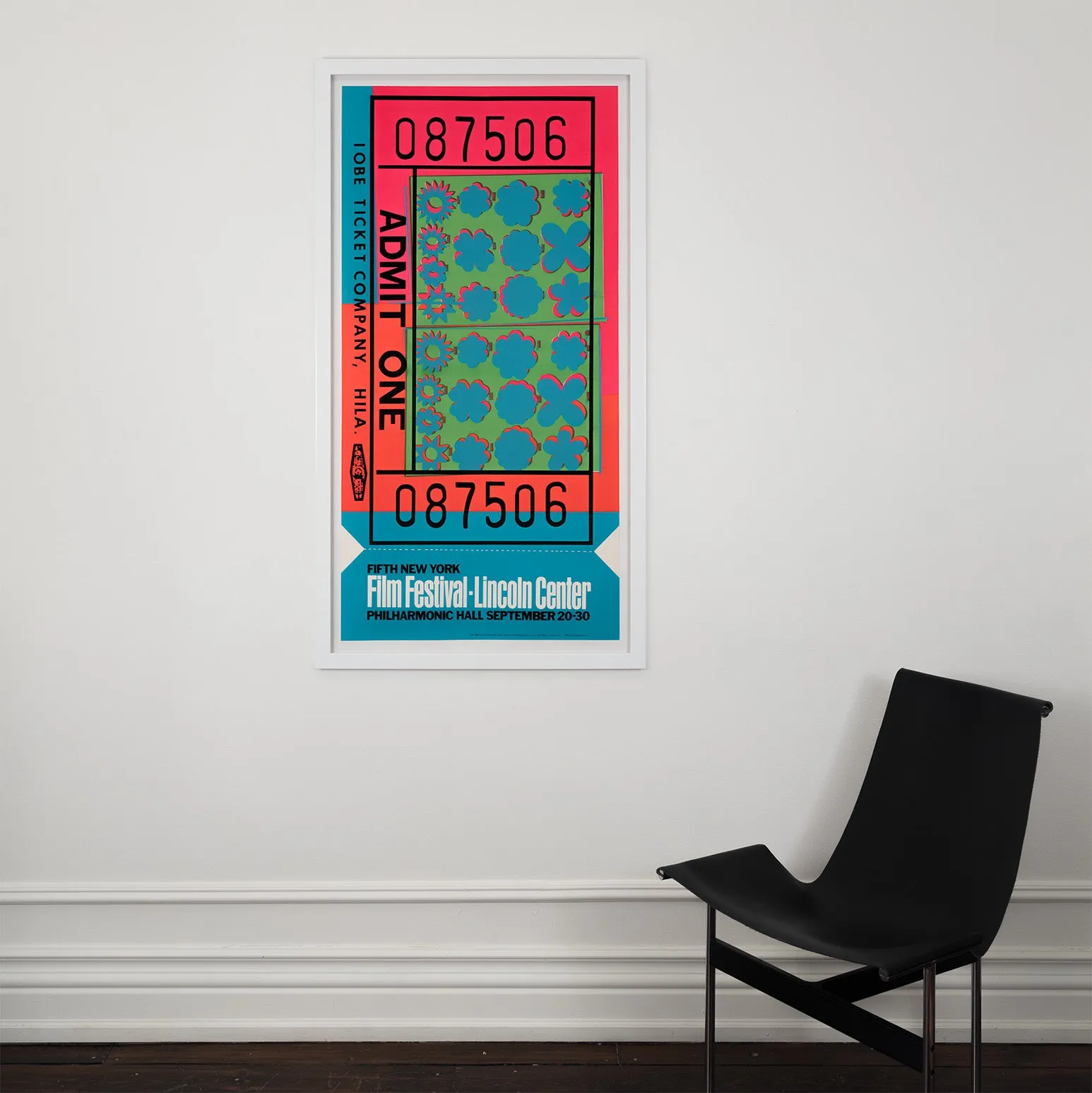 ANDY WARHOL "LINCOLN CENTER TICKET" 1967