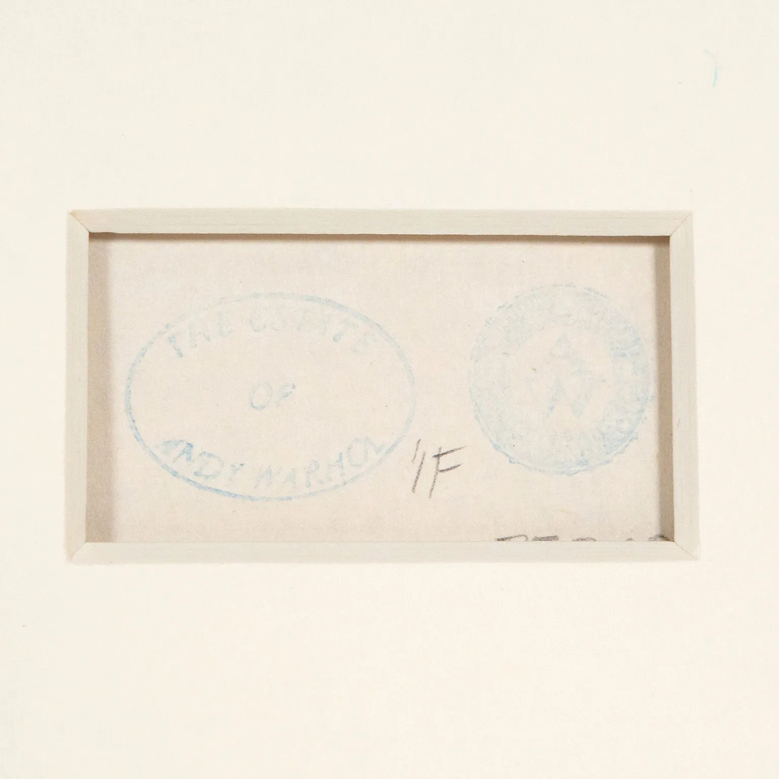 ANDY WARHOL "OFF TO TOWN" DRAWING, 1956