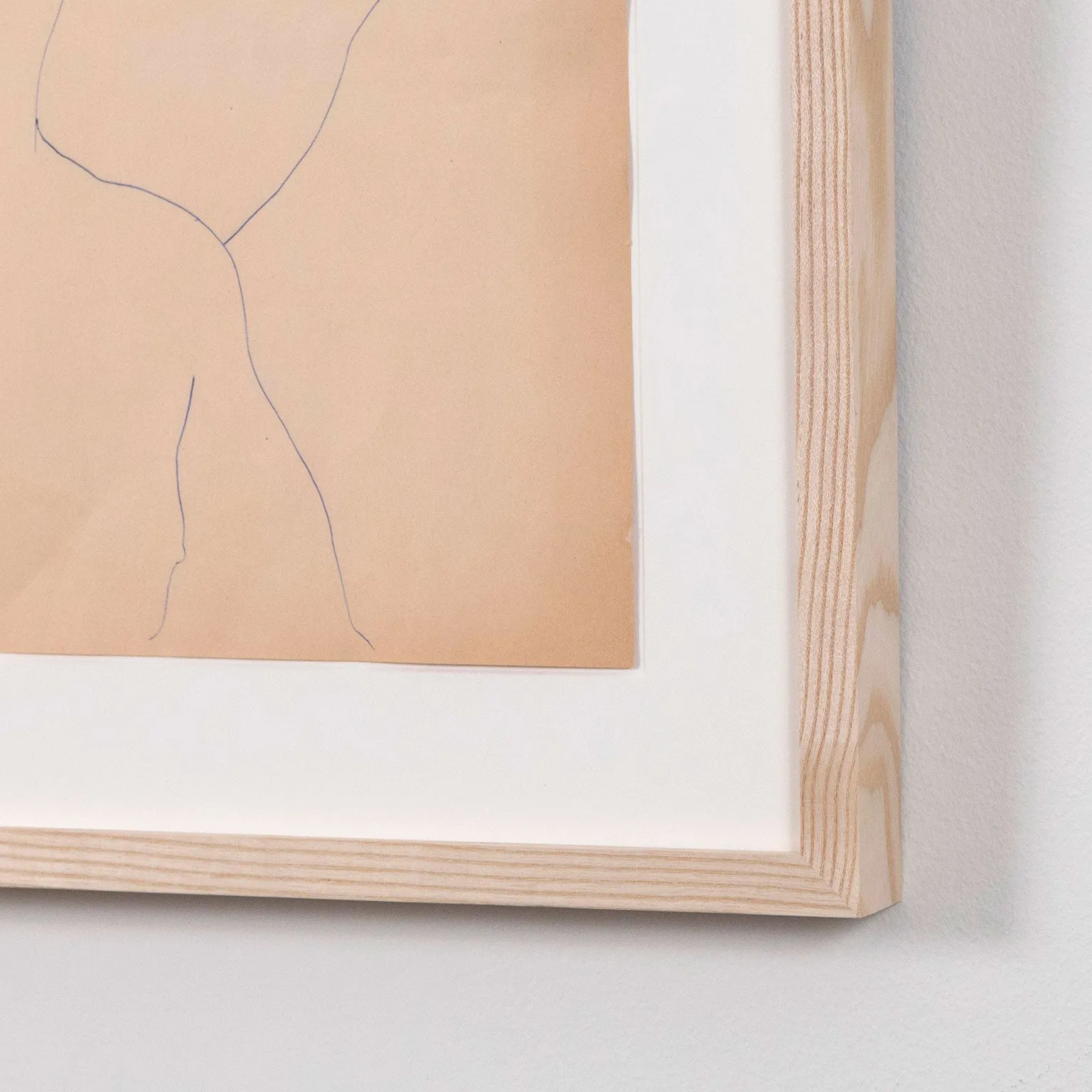 ANDY WARHOL "OVER HEAD" DRAWING, c.1955