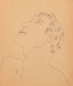 ANDY WARHOL "STAR GAZING" DRAWING, 1955